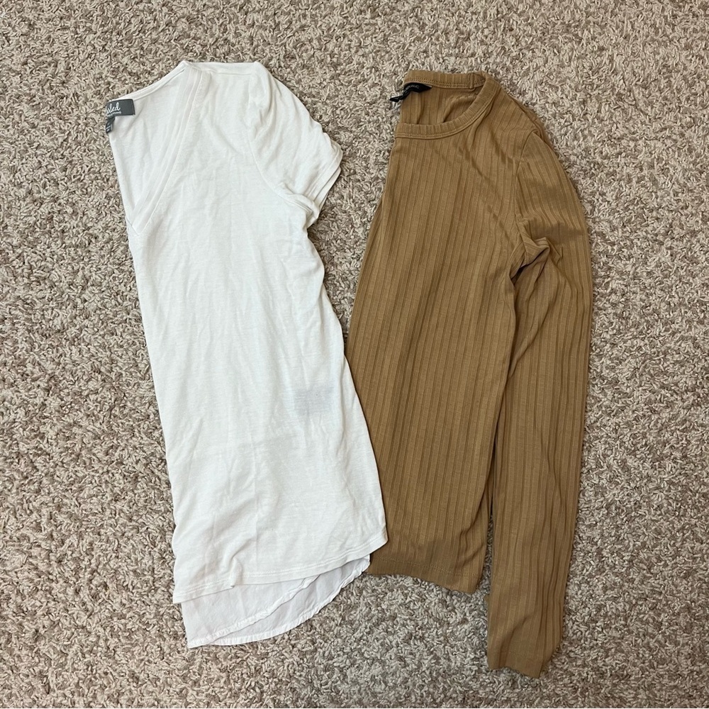 Neutrals Basics Shirt Bundle - Size XS